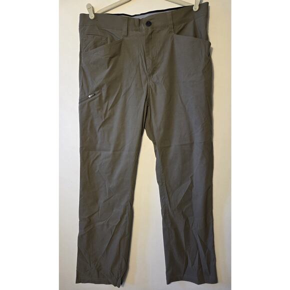 Orvis Mens 36x30 Green Trek Pant Phone Pocket Comfort Stretch Water Resistant - Picture 1 of 11